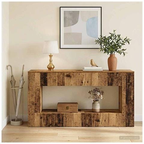 Tavolo consolle Rigato Legno vecchio 155 x 29 x 74 cm - Foto 2