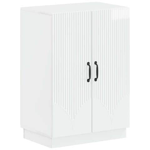 Mobile per scarpe HOORN 59,5 x 39,5 x 87 cm Bianco Lucido - Foto 1