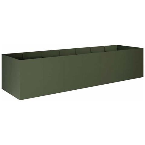 Vaso da giardino Verde Oliva 280 x 80 x 60 cm - Foto 1