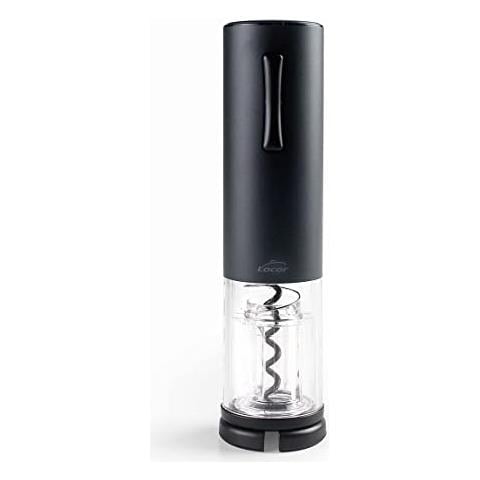 63057 - Cavatappi elettrico Black Luxe in acciaio inox, apribottiglie automatico - Foto 1