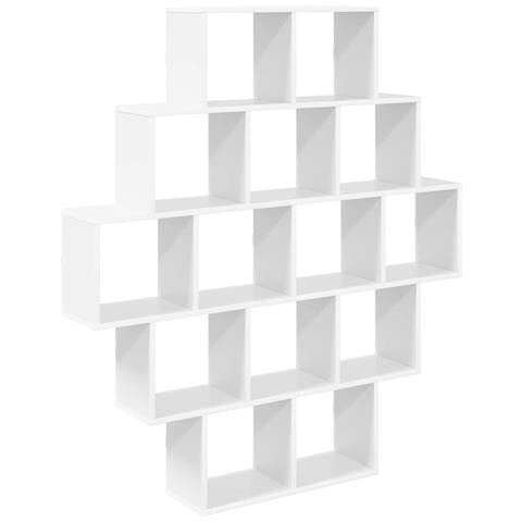 Scaffale da parete Bianco 120 x 20 x 136 cm - Foto 1