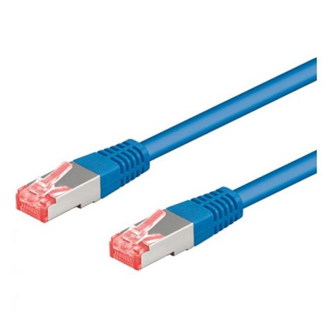 ICOC U6AG-100-BL - Cavo di rete Patch in Rame Cat. 6A Blu UTP 10 mt - Foto 1