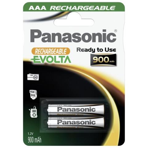 1x2 Panasonic Akku NiMH Micro AAA 900 mAh - Foto 2