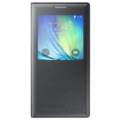 S-View Flip Cover per Galaxy A7 - Nero - Foto 1