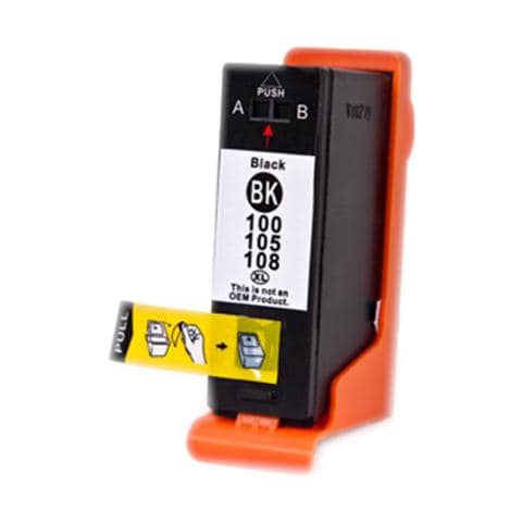 Cartuccia Ink-Jet Compatibile Lexmark 100 Nero Capacità Standard (14N0820E)  - Foto 1