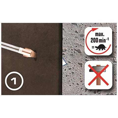 alpi, di serie 1 punta per ceramica e 1 per Calcestruzzo 300.062.100 - Foto 3