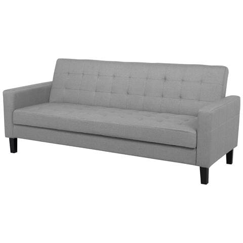 Divano Letto In Tessuto Grigio Chiaro Vehkoo - Foto 22