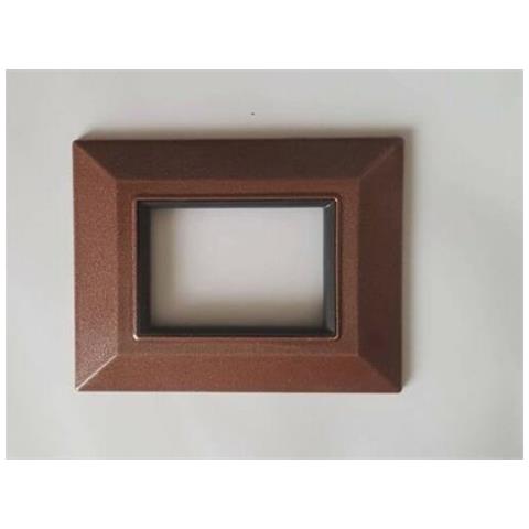 Placca Placchetta Placchette Compatibili Per Serie Axolute Sq Colorate - Marrone 3 - Foto 1