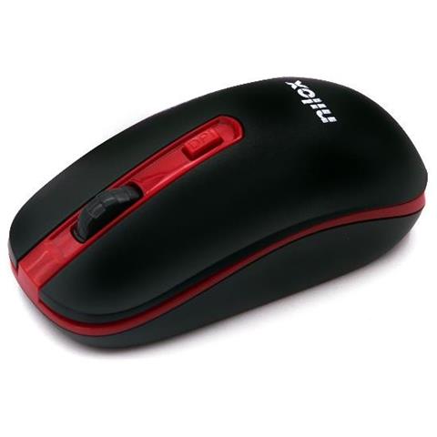 Mouse NXMOWI2002 Ottico 4 Tasti 1600 DPI Colore Nero e Rosso - Foto 2