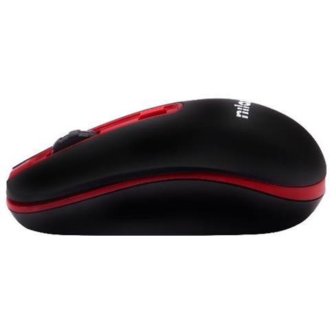 Mouse NXMOWI2002 Ottico 4 Tasti 1600 DPI Colore Nero e Rosso - Foto 3
