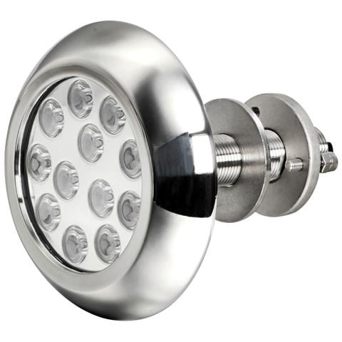 Faro Subacqueo 12 Led Blu 12/24v 2.8a 780lm 140mm #os1329900 - Foto 1