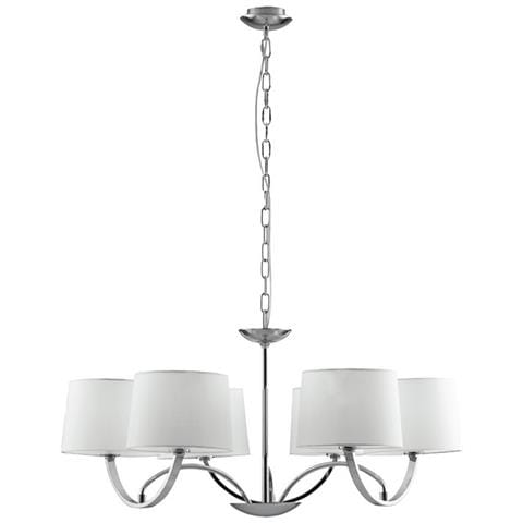 Lampadario Astoria Cromo 6xe27 82x46cm - Foto 2
