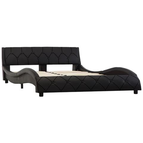 Lettino Prendisole con Cuscino in Polyrattan Grigio - Foto 2