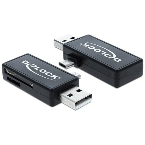 91731, MicroSD (TransFlash) , MicroSDHC, MicroSDXC, MMC, SD, SDHC, SDXC, USB 2.0, Nero - Foto 2