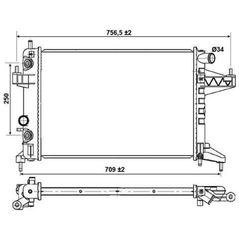 Radiatori Opel 53035 - Foto 1