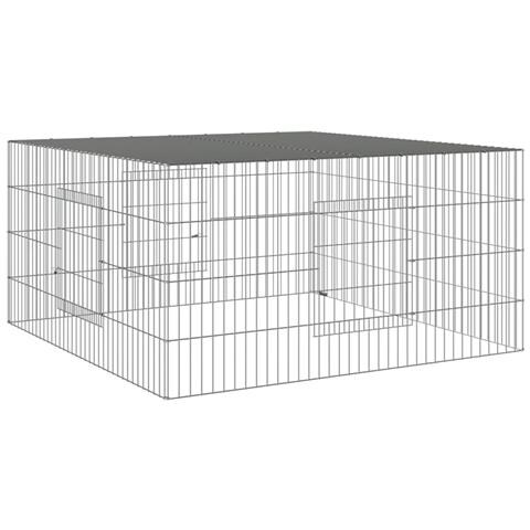 Conigliera 110x110x55 Cm Ferro Zincato - Foto 1