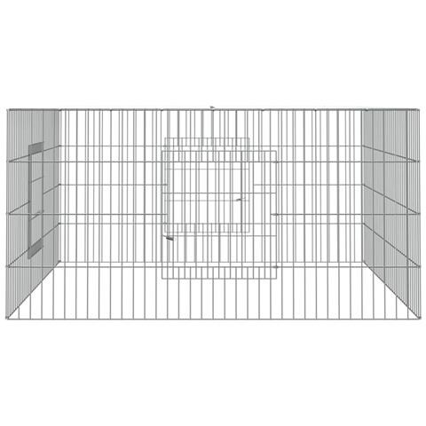 Conigliera 110x110x55 Cm Ferro Zincato - Foto 2