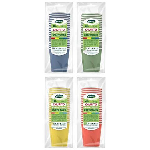 Set Di Bicchierini Da Chicchetto Algon Monouso Cartone Multicolore 20 Pezzi 50 Ml (36 Unità) - Foto 2