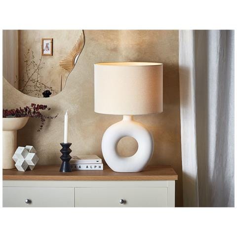 Lampada Da Tavolo Venta Ceramica Bianco - Foto 1
