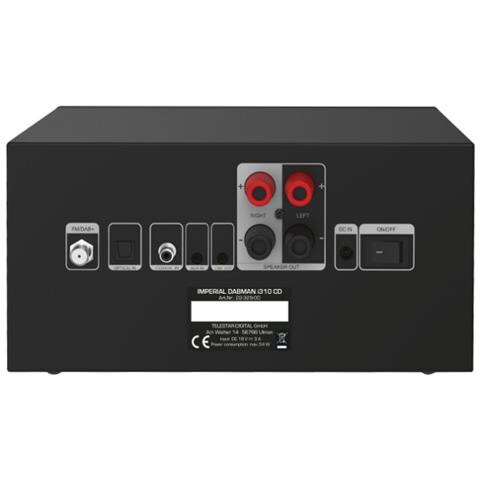 IMPERIAL DABMAN i310 CD Microsistema audio per la casa Nero - Foto 2