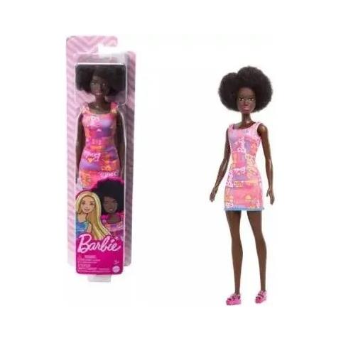 Bambola Barbie 30 Cm Nera Con Vestito Rosa   Hgm59 - Foto 1