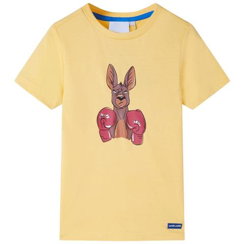 Maglietta Da Bambino A Maniche Corte Gialla 116 - Foto 1