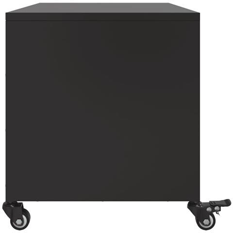 Mobile TV Nero 68x39x43,5 cm in Acciaio - Foto 10