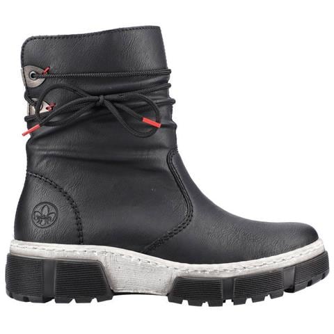 Black Casual Boots Stivali Sintetico E Tessile Scarpe Donna Nero Eu 36, X8658-00 - Foto 1
