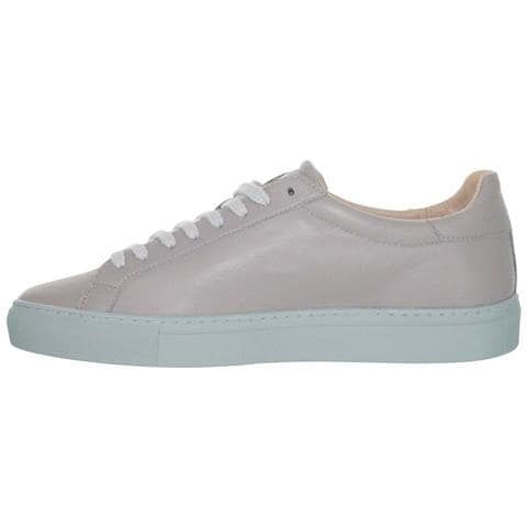 Scarpe Da Uomo In Pelle Grigia Rifinite A Mano Newman Calf 45 - Foto 3