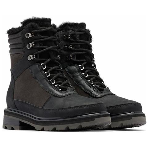 Lennox Lace Cozy Stkd Wp Booties Stivaletti Pelle Scarpe Donna Nero Eu 38, 9271093 093 - Foto 2