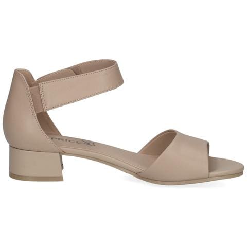 Beige Nappa Casual Open Sandals Sandali Pelle Scarpe Donna Beige Eu 36, 9-28212-42-402 - Foto 3