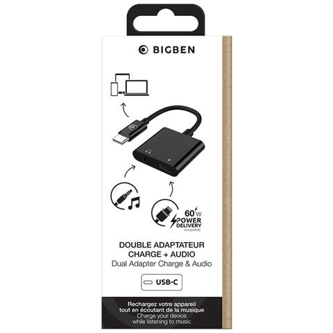 Adattatore Audio Da Usb-c A 3,5 Mm E Caricatore Usb-c Compatto Da 60 W 12 Cm, Nero - Foto 4