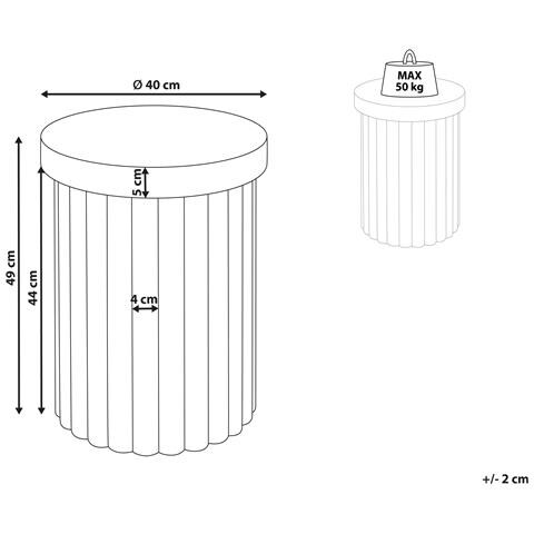 Tavolino Genola Marrone Chiaro - Foto 6