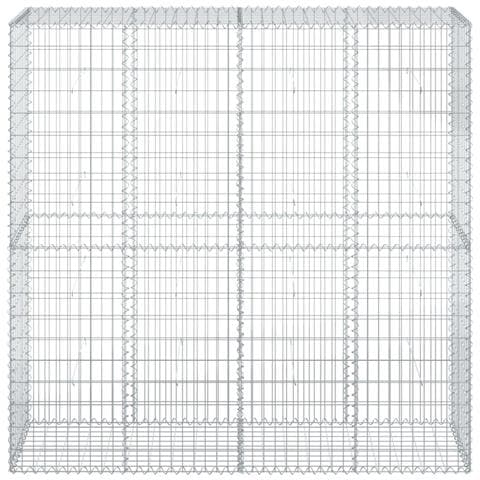 Cesto Gabbione Con Copertura 200x50x200 Cm In Ferro Zincato - Foto 3