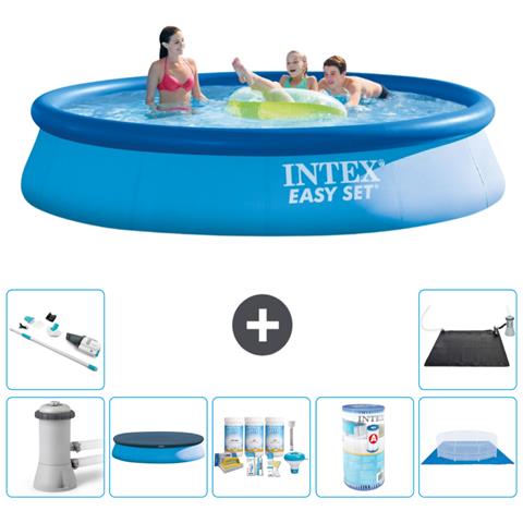 Piscina Fuori Terra - In Giro - 396x84 Cm - Blu - Include Accessori Coordinati A1129 - Foto 1