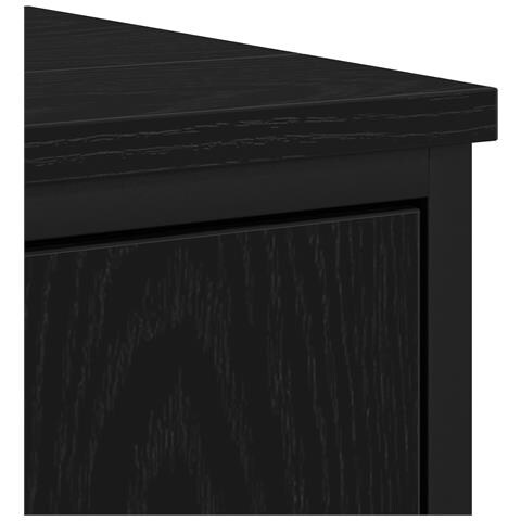 Set di Mobili per Bagno 2 Pezzi in Legno Ingegnerizzato Nero Rovere - Foto 9