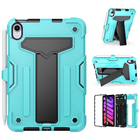 Custodia Per Ipad Mini 6 8.3"" Con Supporto E Alloggiamento Per Stilo Menta - Foto 2