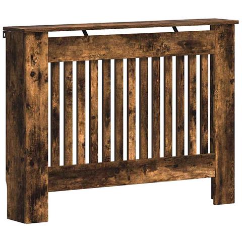 Copertura per radiatori Rovere fumé 112 x 19 x 81,5 cm - Foto 1