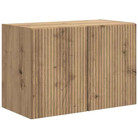 Mobile TV da parete Rovere artigianale 59,5 x 31 x 40 cm - Foto 1