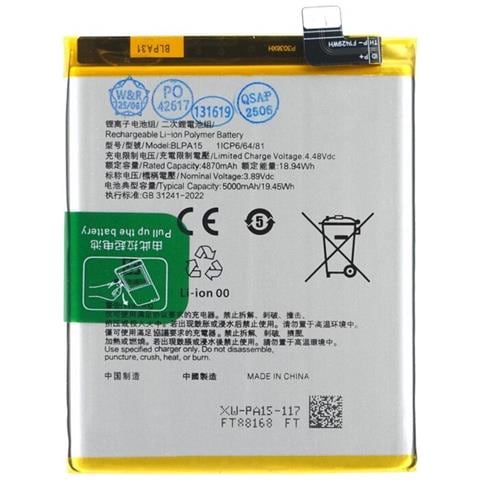 Oem Batteria Testata Pari Originale Blpa15 Per Oppo Reno11 - Realme 11 Pro - Foto 1
