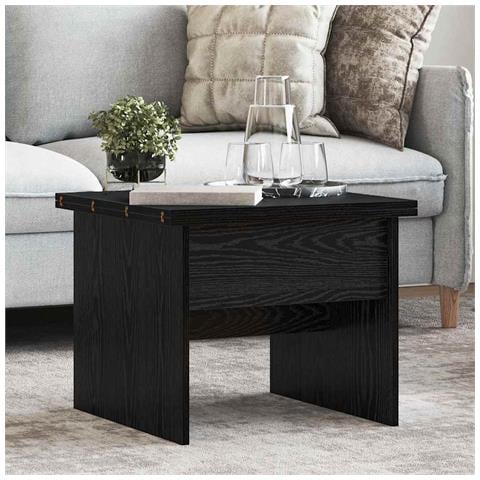 Tavolino da salotto Rovere Nero 55 x 54,5 x 45 cm - Foto 2