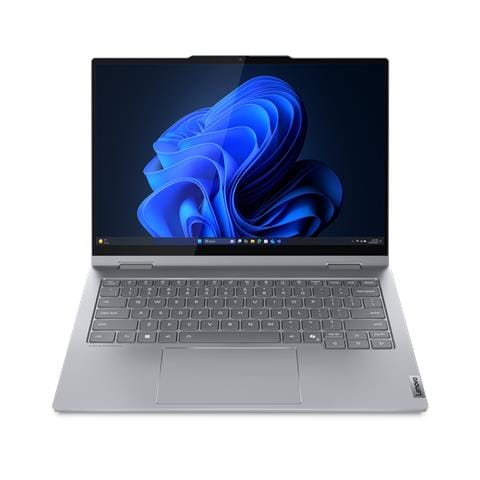 ThinkBook 14 2-in-1 G5 IAU Intel Core Ultra 7 255U Ibrido (2 in 1) 35,6 cm (14") Touch screen WUXGA 16 GB DDR5-SDRAM 512 GB SSD Wi-Fi 6E (802.11ax) Windows 11 Pro Svizzere Grigio - Foto 1