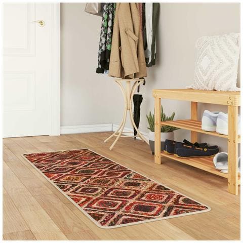 Runner Tappeto MARSA Multicolore 50 x 150 cm Poliestere e PVC - Foto 2