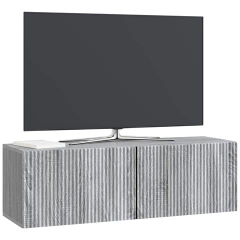 Mobile Porta TV da Muro Grigio Sonoma 98 x 31 x 30 cm - Foto 2
