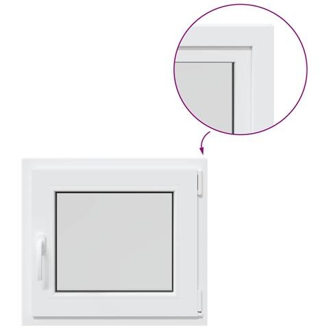 Finestra per Soffitta RISOR 55 x 50 cm PVC e Vetro - Foto 1