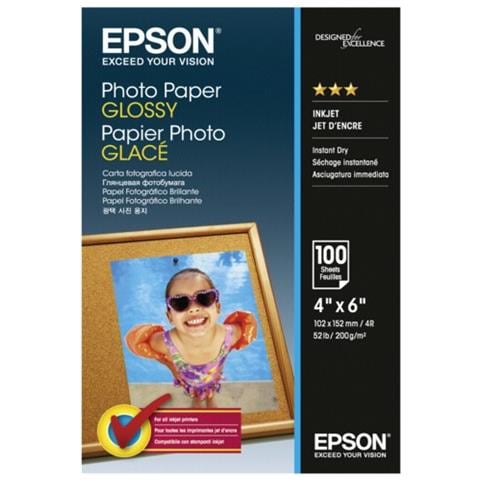 Carta Fotografica Lucida ''GOOD'' (200 g / m²) , formato 10 x 15cm (4x6'') , 100 fogli - Foto 2