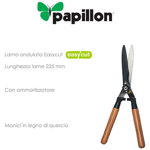 Forbici per Siepe Lama Ondulata 225 Mm Manici in Legno di Quercia - Foto 4