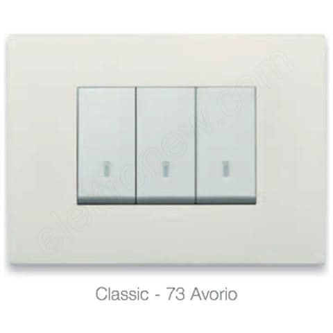 19653/73 - Placca Classic 3m Avorio - Foto 2