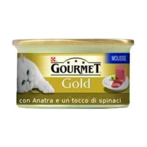 Gatto, Gold Mousse Con Anatra E Un Tocco Di Spinaci 85g - Foto 1