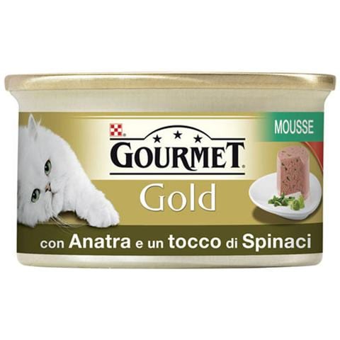 Gatto, Gold Mousse Con Anatra E Un Tocco Di Spinaci 85g - Foto 2